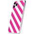 Pink and White Geometric Stripes iPhone 11 Pro Skin